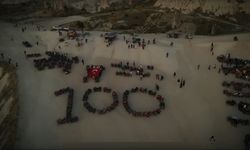 Göreme ATV'ciler 100. yıla özel koreografi yaptı