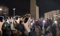Nevşehir'de KYK Yurdunda 'Zeren Ertaş' protestosu