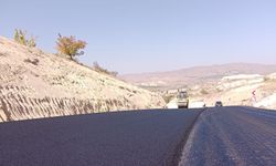 Ortahisar-Göreme yoluna konfor tabakası seriliyor