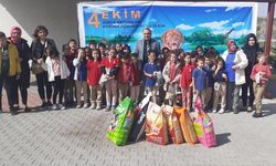 75.Yıl İlkokulu öğrencilerinden örnek davranış