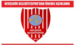 Nevşehir Belediyespor Kulübü'nden Açıklama