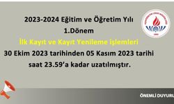 Açık öğretim okulları ilk kayıt ve kayıt yenileme işlemleri duyurusu