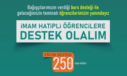 Nevşehir'de İmam hatipli öğrencilere destek olalım