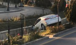 Nevşehir'de otomobil kanala düştü