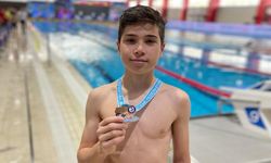 Nevşehirli yüzücü başarısıyla gururlandırdı