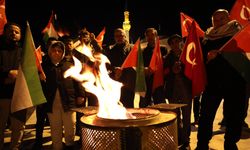 Nevşehir'de ateş başında "Gazze nöbeti" tuttular