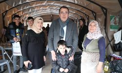 Başkan Savran, SMA'lı Nuh Alperen'in kermesini ziyaret etti