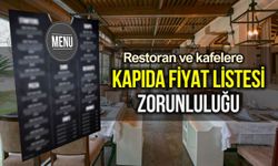 1 Ocak'ta başlıyor: Fiyat listesini saklamak yok!