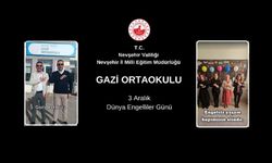 Nevşehir Gazi Ortaokulu'ndan işaret diliyle anlamlı masaj