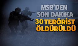 Terör örgütüne büyük darbe! 30 terörist öldürüldü