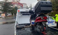 Nevşehir'de moto kurye kazası: 1 yaralı