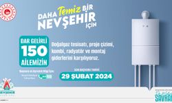 Nevşehir'de 150 aileye kombi ve tesisat desteği