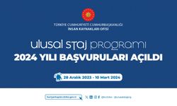 2024 yılı ulusal staj programı başvuruları başladı