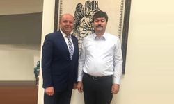 Başkan Özmen Milletvekili Erkan'ı ziyaret etti