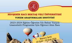 NEVÜ Turizm Araştırmaları Enstitüsü Doktora ve Yüksek Lisans Öğrencileri Alacak