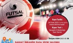 Nevşehir'de kurumlar arası futsal başvuruları başladı