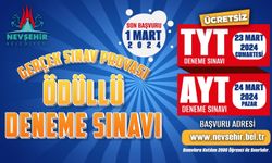 Nevşehir Belediyesi’nden TYT ve AYT sınav provası