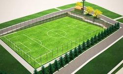 Tatlarin'e futbol sahası yapılıyor