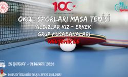 Masa Tenisi Grup Müsabakaları Nevşehir'de