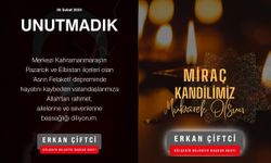 MHP'li Erkan Çiftci'den 6 şubat depremi ve miraç kandili mesajı