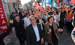 Savran, Nevşehir'de seçim çalışmalarını yürüyüşle tamamladı