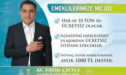 Çiftçi; "Gülşehir'de Emeklilere su, ulaşım ve ihtiyaç sahibi emeklilere bin lira destek verilecek"