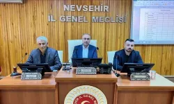 Nevşehir İl Genel Meclisi Olağanüstü Toplandı