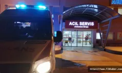 Nevşehir'de bariyere çarpan minibüs takla attı