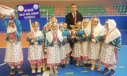 Halk oyunları yarışmasında Rauf Nail Nevşehir il 1.'si oldu