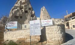 Kapadokya'da 4 peribacasının restorasyonu başladı