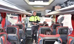 Nevşehir'de Şehirlerarası Otobüslerde Denetim ve Bilgilendirme Yapıldı
