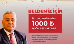 Ömer Eren “İhtiyaç sahibi her eve 1000 lira doğalgaz yardımı yapacağız”