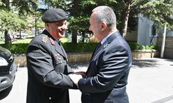Orgeneral Çardakçı Nevşehir Valisi Fidan'ı ziyaret etti