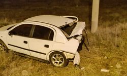 Nevşehir'de arkadan çarptığı araç tarlaya uçtu: 2 yaralı