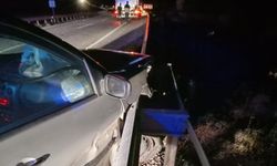 Nevşehir'de otomobil bariyerlere çarptı: 1 yaralı