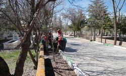 Nevşehir Belediyesi bayram öncesi mezarlık temizliği yapıyor