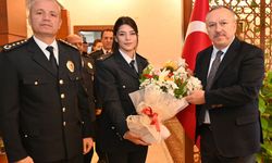 Vali Fidan, Emniyet müdürü Loğoğlu'nu kabul etti