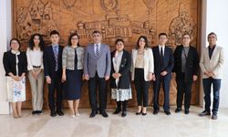 Çin Büyükelçiliği Kültür Müsteşarından NEVÜ'ye ziyaret