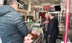 Vali Nevşehir kasaplar çarşısında esnafları ziyaret etti