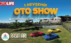 1.Nevşehir Oto Show 13 Mayıs’ta Başlıyor