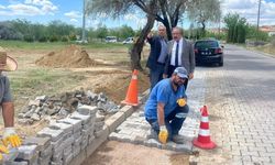 Başkan Sarıtaş, Avanos'ta yol genişletme çalışmalarını inceledi