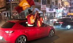 Nevşehir'de Galatasaraylılar şampiyonluğu kutluyor