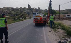 Göreme Açık Hava Müzesi yoluna “Park Yasağı” levhaları yerleştirildi