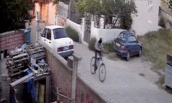 Nevşehir'de bisiklet hırsızlığı kameralara yansıdı