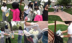 Nevşehir'de üniversite öğrencileri çöp topladı
