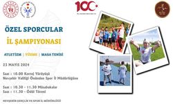 Özel Sporcular İl Şampiyonası Nevşehir'de yapılacak