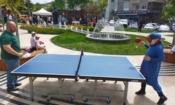 Gençlik haftasında Nevşehir Nejdet Ersan Parkında Spor Standı Açıldı