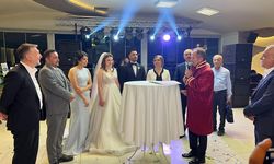 Uçhisar Belediye Başkanı Çamcı kendi kızının nikahını kıydı