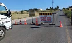 Nevşehir'de Çardak-Cezaevi arası yol trafiğe kapatıldı!