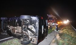 Nevşehir’de minibüs takla attı: 1 ölü, 1 yaralı